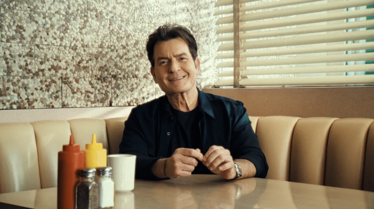 Charlie Sheen admits he's 'flipped the menu' by which he means, had sex with men