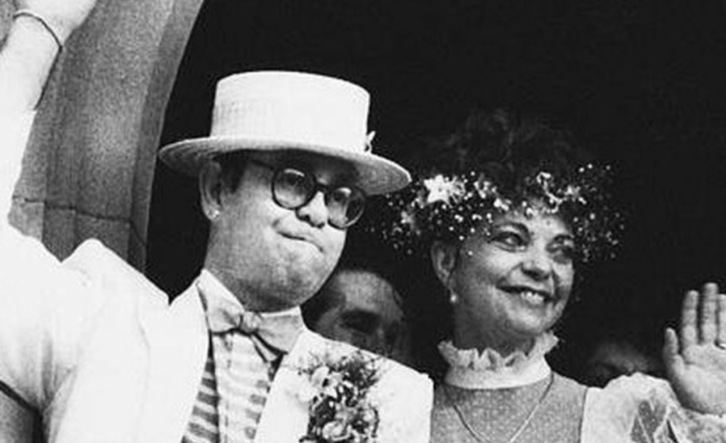 When Elton John married… Renate Blauel. When 'lavender marriages' go wrong